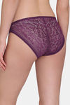 Zivame Primrose Low Rise Full Coverage Bikini Panty - Dark Purple — thumbnail 3